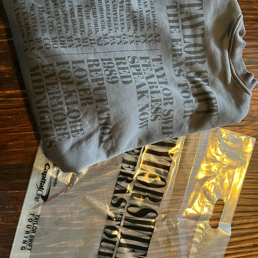 Taylor swift blue crewneck